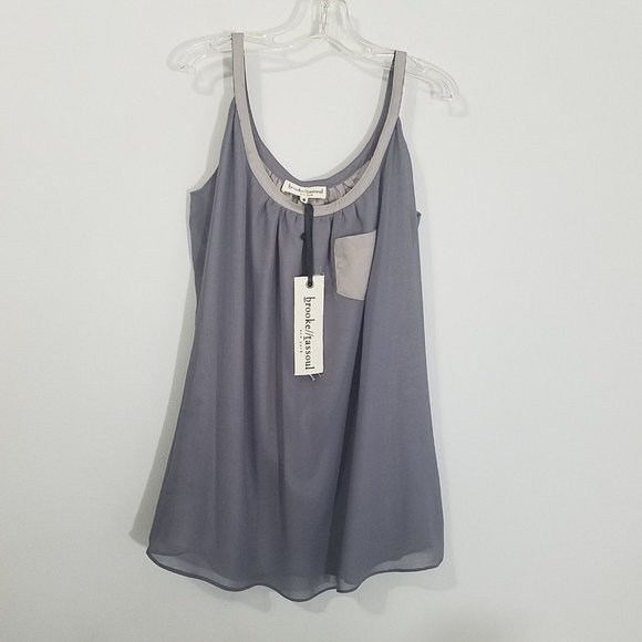Brooke and Tassoul NY Tops - Brooke & Tassoul layered Cami top S